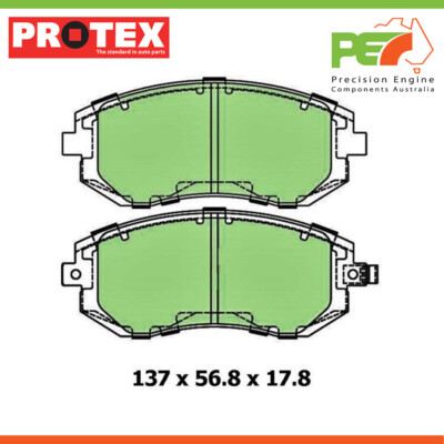New PROTEX Ultra DISC BRAKE PAD SET For SUBARU IMPREZA 2.0 i [GR, GE7] 2L
