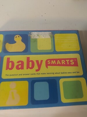 Baby Smarts Question and Answer Cards Baby Shower Quiz Game Sealed
