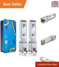 10G SFP to RJ45 Transceiver - 10G Ethernet, 30m , Compatible with Ubiquiti