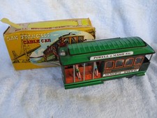 VNTG. Tin Japan San Francisco Cable Car 504 Powell  Mason Bay  Taylor w/Box