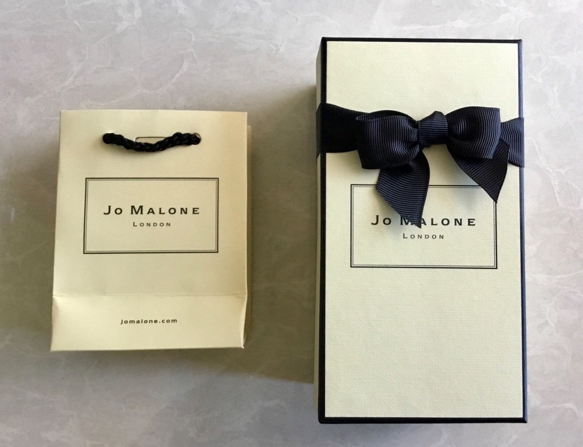 Authentic Jo Malone Perfume Empty Ribbon Tissue Gift Box / Paper