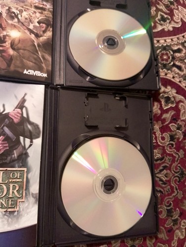 PlayStation 2 Call Of Duty 3 & Medal Of Honor Video Game Lot Complete & Working - Picture 3 of 4
