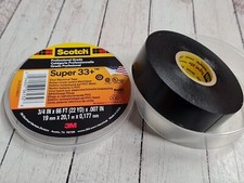 3M super 33+ Scotch Vinyl Plastic Electrical Tape Super 33+ Plus 19mm X 20.1m