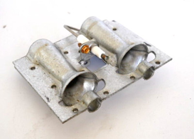 Carrier Bryant  2 Section Furnace Burner Assembly 3'' block of 2 with hot rod