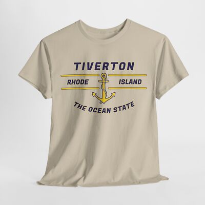 Tiverton, Rhode Island - Unisex Heavy Cotton Tee