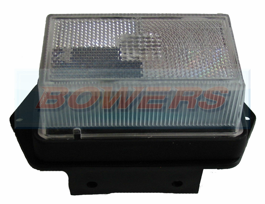 Rubbolite M122 Clear White Front Marker Light Lens for Ifor Williams