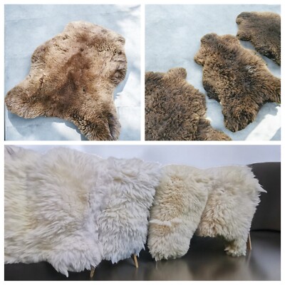 Real Sheepskins | Up to 140cm | Light & Dark | 1 &2 Choice | Sheepskin A-B Stock