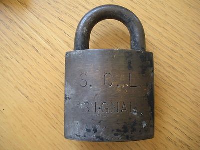  VERALTETES S C L SIGNAL RR EISENBAHN LOGO MESSINGSCHLOSS 
