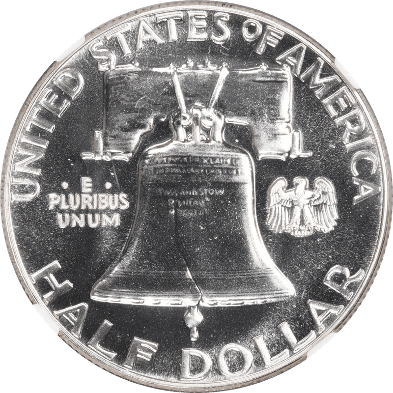 1957 Proof Franklin Silver Half Dollar 50c, NGC PF67, Nice Proof Coin