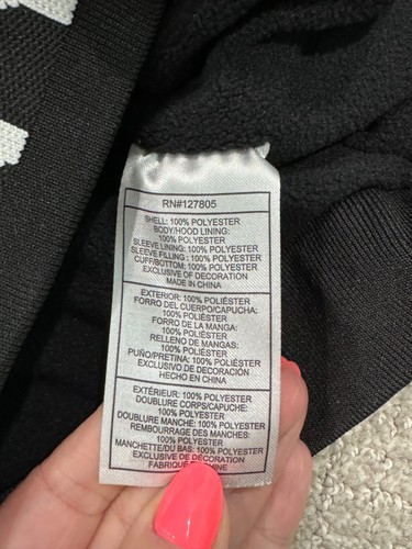 DKNY Toddler Girl Black Jacket size 5/6 Spring Fall - Bild 3 von 3