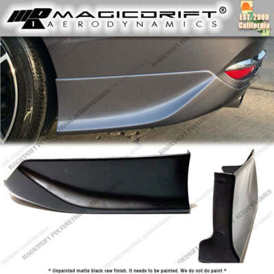 For 16 17 Honda Accord Sedan HFP Style Rear Bumper Splitter Mudguard Canards