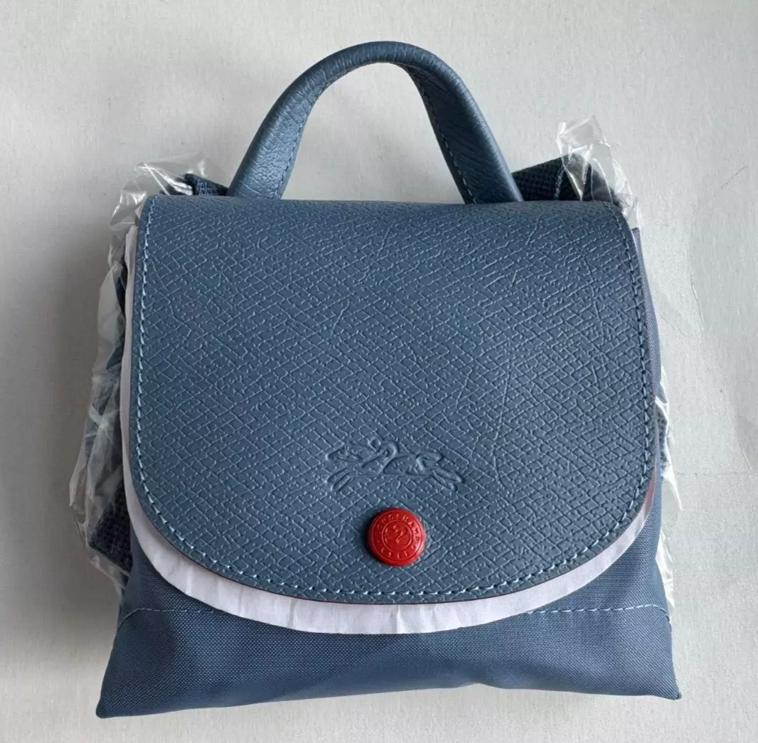 Sac à dos Longchamp Le Pliage Club bleu brume
