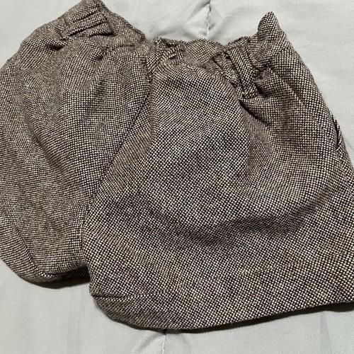 Gymboree Brown Metallic Gold Speckle Pull On Shorts Girls Youth Sz 6 Wool Blend - Picture 6 of 10