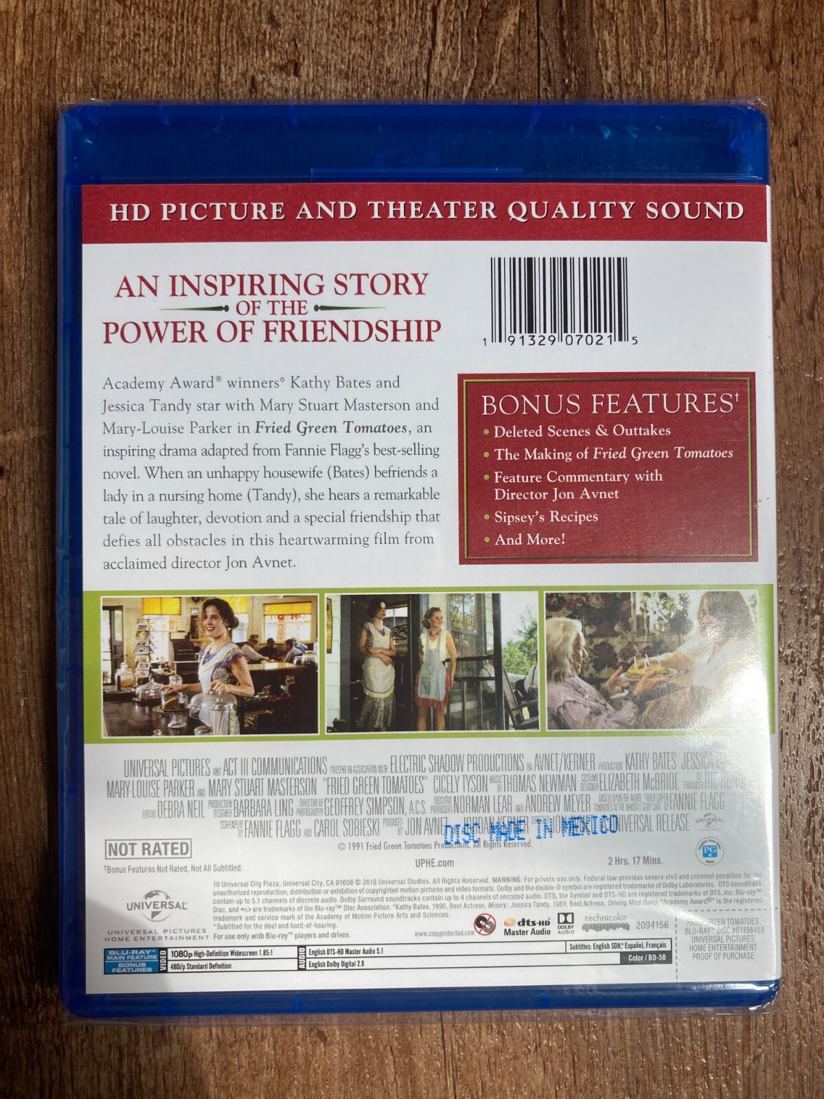 Fried Green Tomatoes Extended Edition (Bluray, 1991) *NEW/SEALED