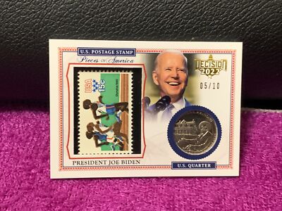 JOE BIDEN DECISION 2022 PIECES OF AMERICA U.S. POSTAGE STAMP
