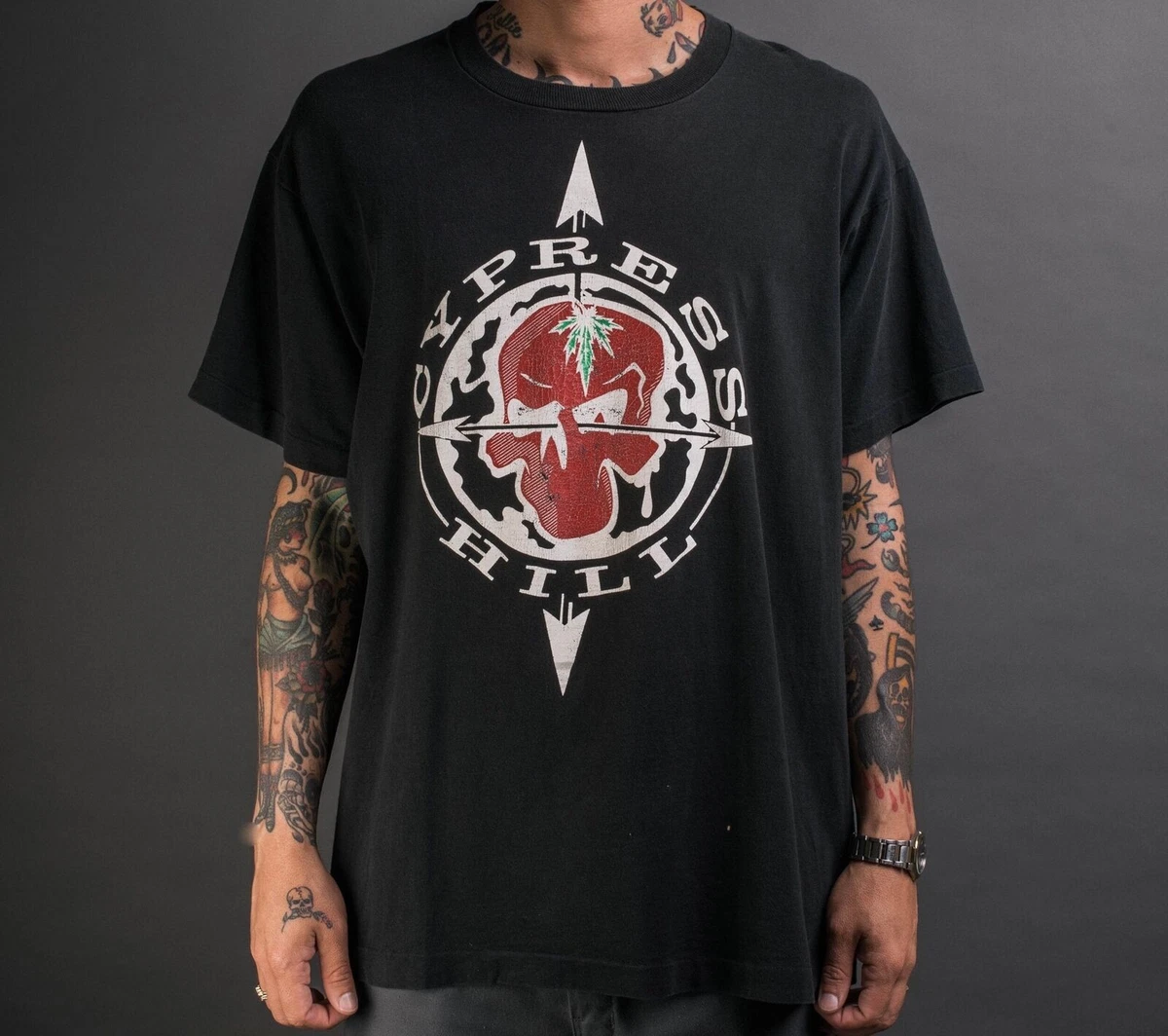 ミュージシャン CONART Cypress Hill 90s T-shirts 90's Cypress Hill T-Shirt cotton unisex graphic printed | eBay