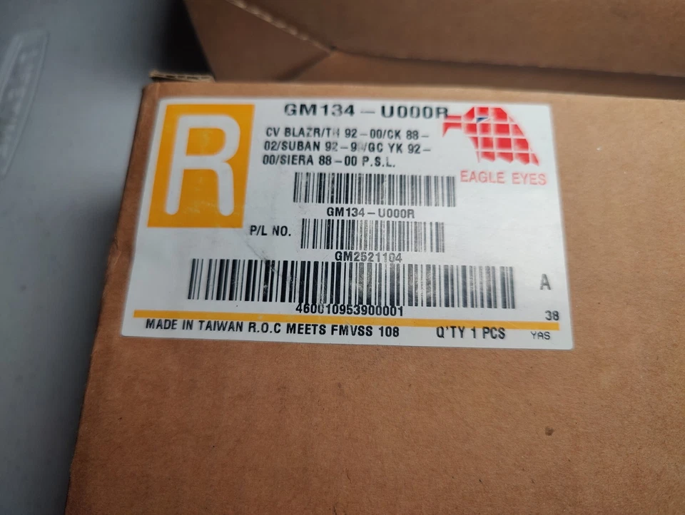 Marcador de señal de giro delantero izquierdo derecho Chevrolet GM Chevy 1988-1994 16506240 Foto 3 de 4