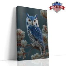 The Nocturne Heir Wall Art, Owl Canvas Print for Home Decor, Wall Decor Poster