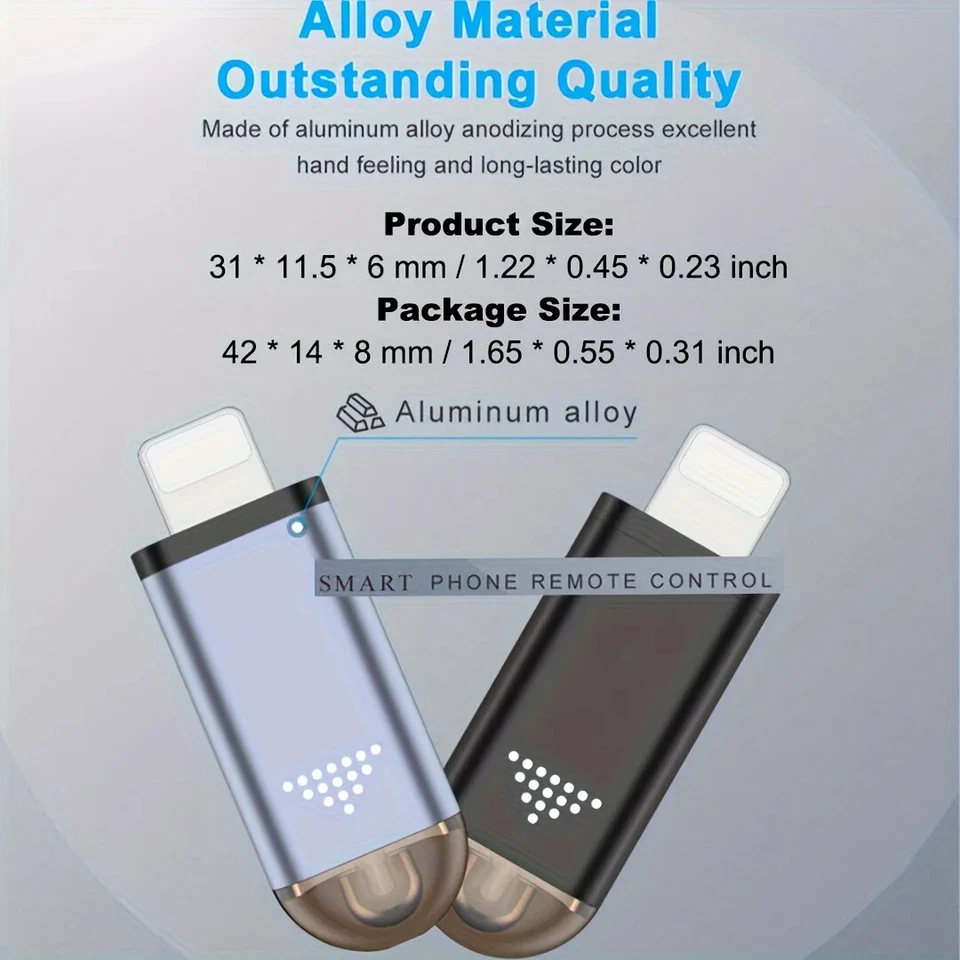 Universal Mini Smartphone IR Remote Controller Adapter ForTV Air Conditioner Fan - Image 3 of 4