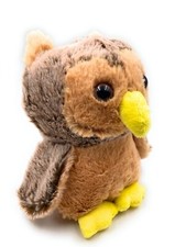 Peluche Pupazzo Gufo Civetta Gufo Altezza 20 CM Grigio