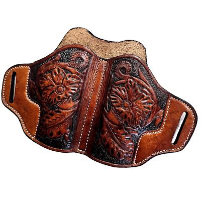 Premium Leather Holster Fits 1911 Full size Double Gun Holster Semi-Automatic