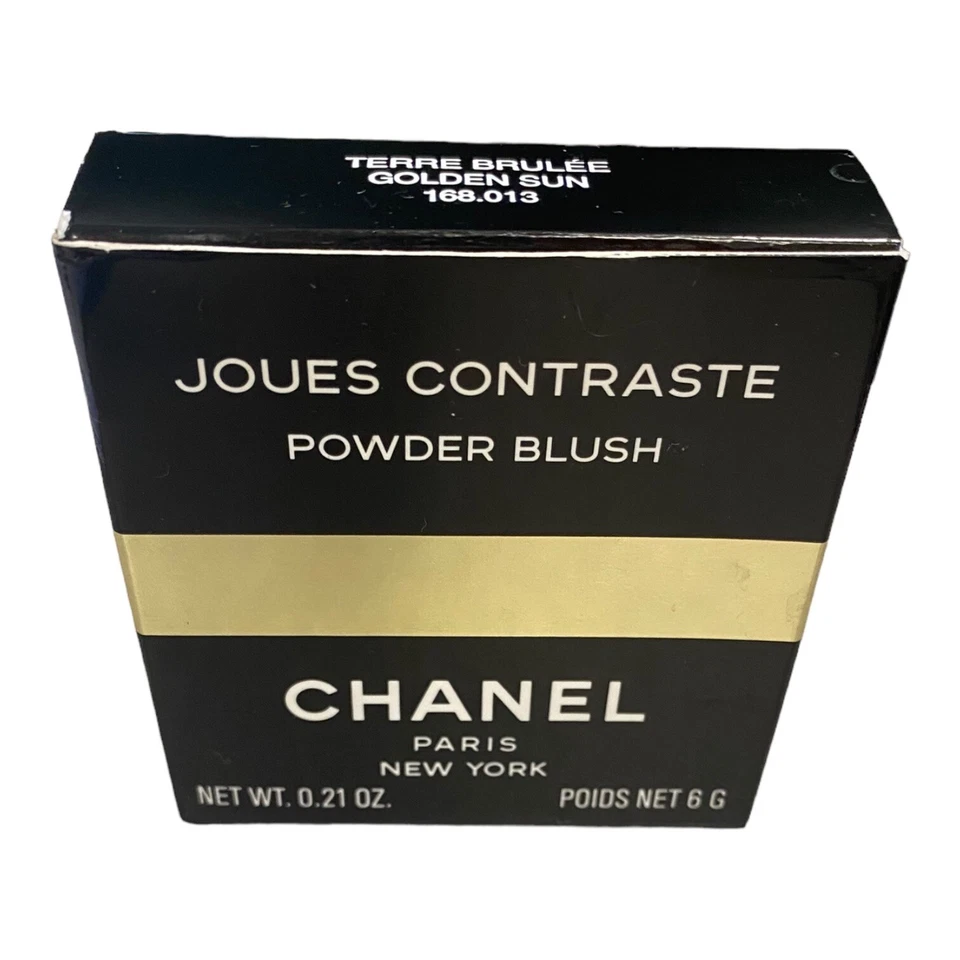 Rubor en polvo Chanel Joues Contraste en TERRE BRULEE/GOLDEN SUN *RARO* NUEVO EN CAJA Foto 4 de 4