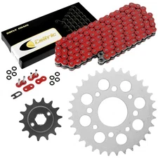 Red O-Ring Drive Chain & Sprockets Kit for Honda CMX250C Rebel 250 1996-2016