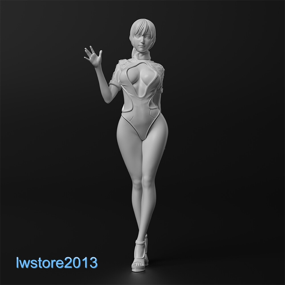 1/12 Sexy Racing Girl Resin Miniatures Figures Model For Cars Vehicles