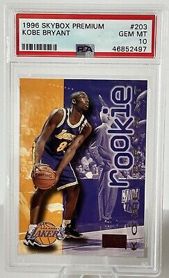 1996-97 Skybox Premium Kobe Bryant #203 PSA 10 GEM MT Rookie 1996-97 Skybox Premium Kobe Bryant #203 PSA 10 GEM MT Rookie