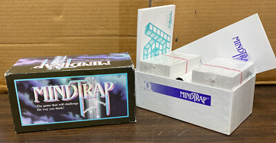 Complete Vintage 1996 MindTrap Puzzle Mystery Party Game