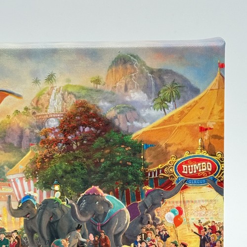 Thomas Kinkade Disney Dumbo 8” X 10” Gallery Wrapped Canvas NEW WITH COA - Picture 6 of 16