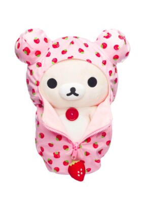 Korilakkuma San-X Strawberry Pattern Pink Sleeping Bag 13.5