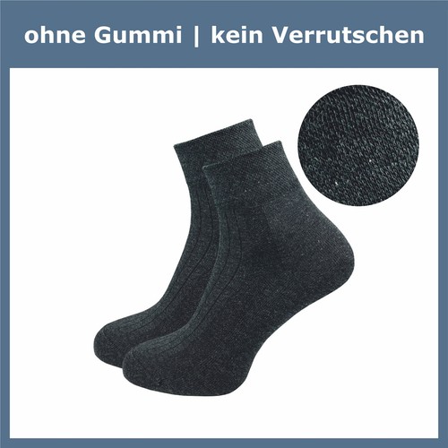 6 Paar Damen Socken ohne Gummi | ohne drückende Naht - verstärkte Ferse & Spitze - Bild 52 von 64