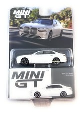 MINI GT 1:64 BMW i7 xDrive60 Mineral White Diecast Model Car MGT00819-P12