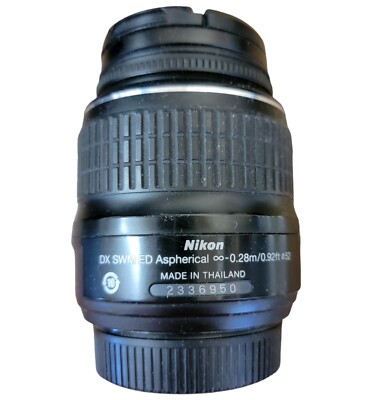 Nikon NIKKOR Sigma 18-55mm F/3.5-5.6 II AF-S DX SWM ED Aspherical Lens