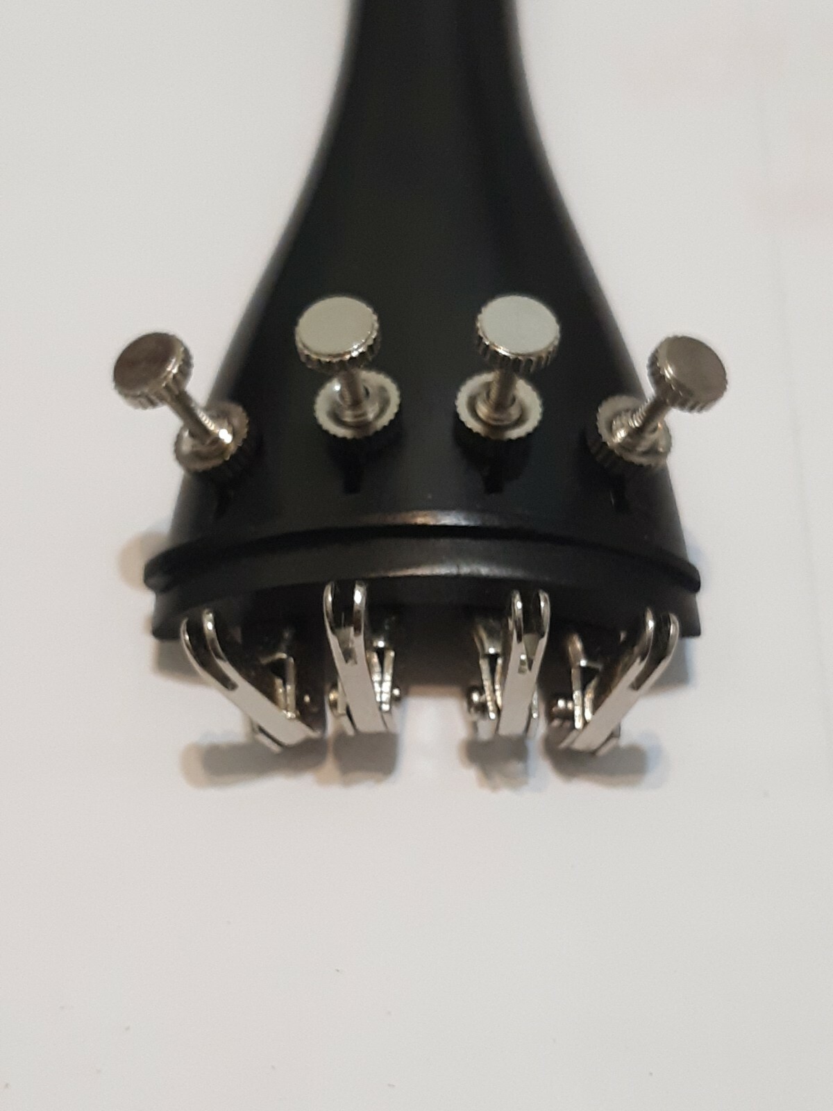 4/4 EBONY TAILPIECE VIOLIN W/ 4 FINE TUNERS AND TAILGUTQUALITY