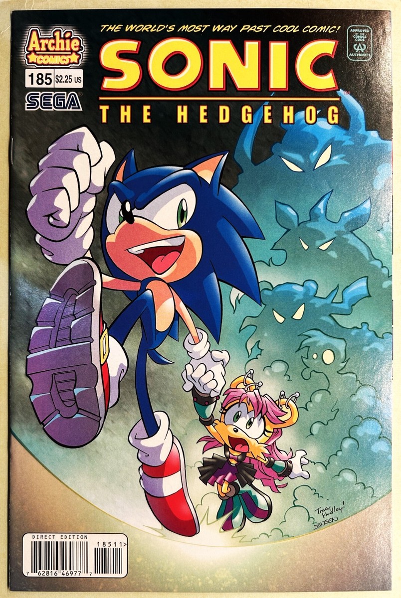 SONIC The HEDGEHOG Comic Book #185 April 2008 First Edition Bagged