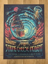 String Cheese Incident Poster NYE 2023 Fox Theater Oakland ARTIST PRINT