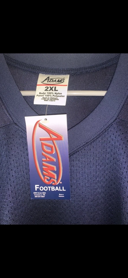 Adams 足球球衣,尺寸 2-XL — 第 3/4 张图片