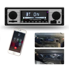 1 Din Car Stereo Audio Radio Car In-Dash Player Bluetooth Head Unit MP3 USB AUX