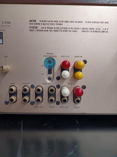 LUXMAN L-550 Stereo Integrated Amplifier - Picture 15 of 17