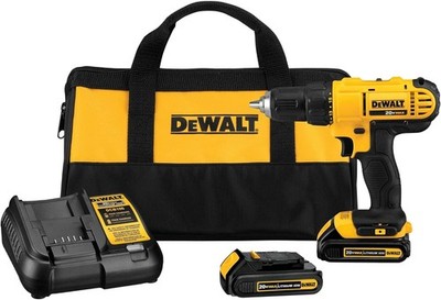 DEWALT DCD708C2R Atomic 20V Li-Ion 1/2 In. Drill Kit