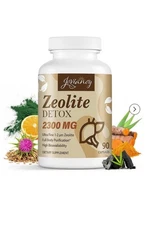 Jovianoy Zeolite Detox Capsules, Organic Activated Charcoal, Bentonite Clay, ...