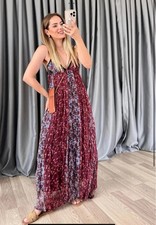 ZARA ZW COLLECTION FLORAL PRINT DRESS STRAPS NEW SS25 SIZE M REF. 7521/040