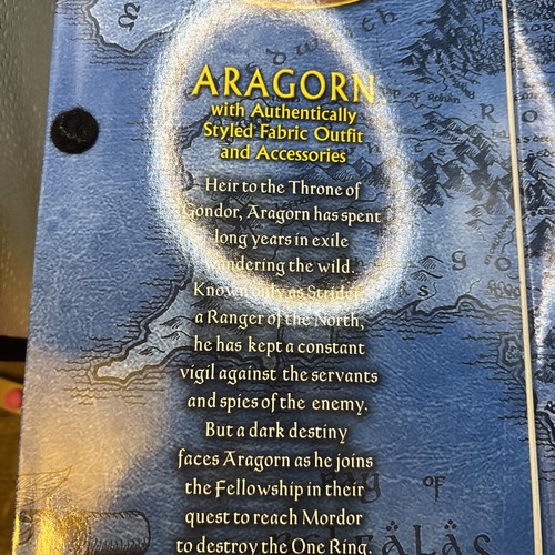Toy Biz Lord of the Rings Aragorn Special Edition 12" Action Figure 2003 In Box - Picture 5 of 12