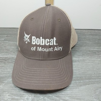 Bobcat Constrution Trucker Hat Mesh Embroidered Logo Adjustable Snapback