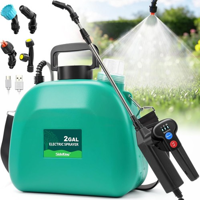 #ad #ad Battery Powered Sprayer 2 Gallon Electric Weed Sprayer W 3 Spray Pressures $52.06