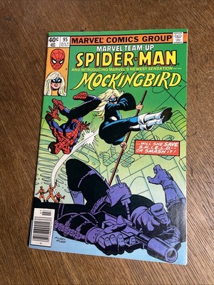 Marvel Team-Up #95  Spider-Man 1st Appearance Of Mockingbird! 1980 Newsstand 