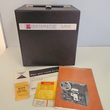 VTG Kodak Instamatic M65 Super 8  8mm Movie Film Projector With Books Working