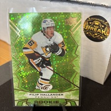 2022-23 Upper Deck Ice FILIP HALLANDER #129 Green Rookie RC